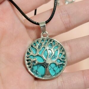 Silver Tree of Life Pendant Necklace.